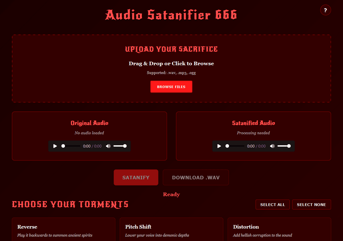 Audio Satanifier 666 DOUBLE PACK