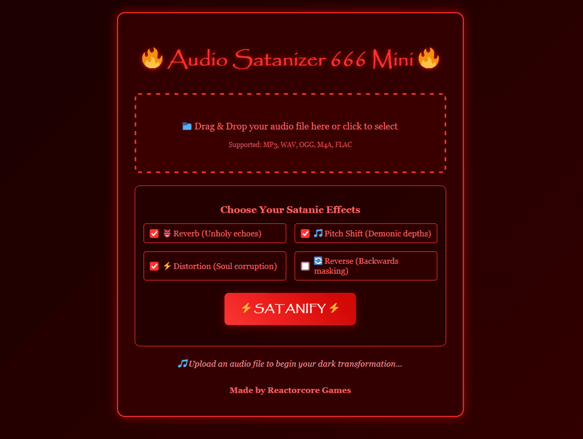 Audio Satanifier 666 DOUBLE PACK