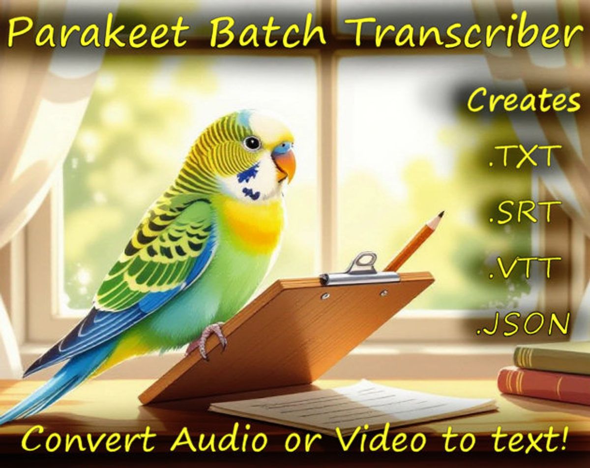 Parakeet Batch Transcriber