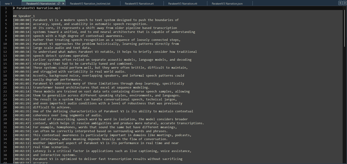 Parakeet Batch Transcriber