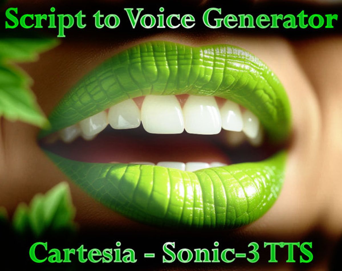 Script to Voice Generator - Cartesia Sonic-3