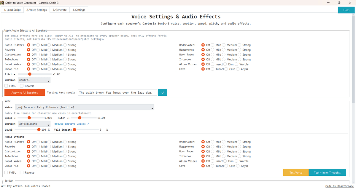 Script to Voice Generator - Cartesia Sonic-3