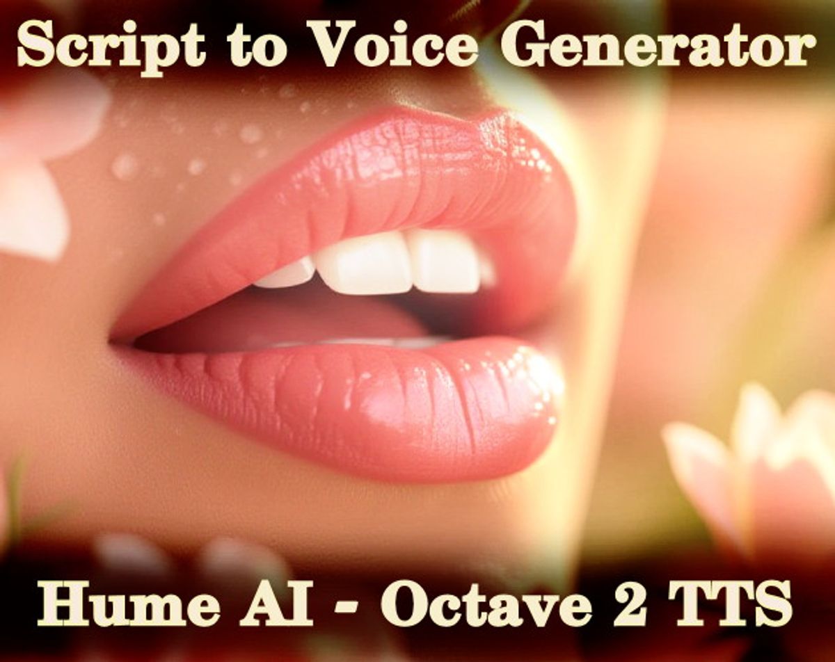 Script to Voice Generator - Hume AI Octave 2