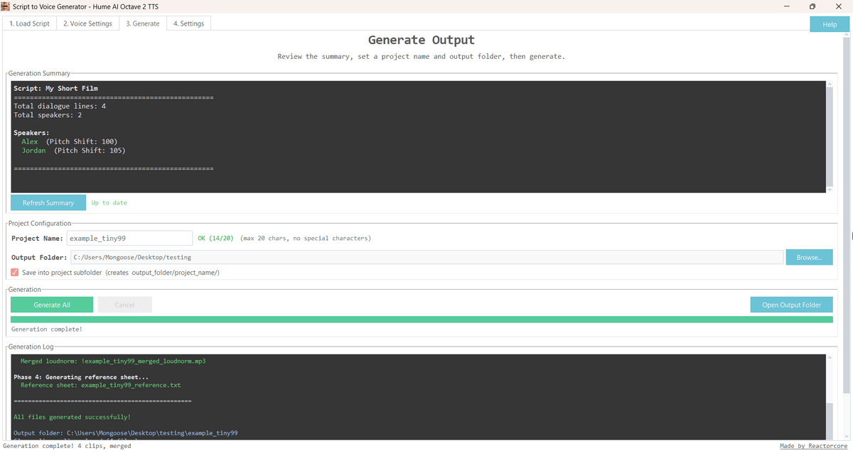 Script to Voice Generator - Hume AI Octave 2