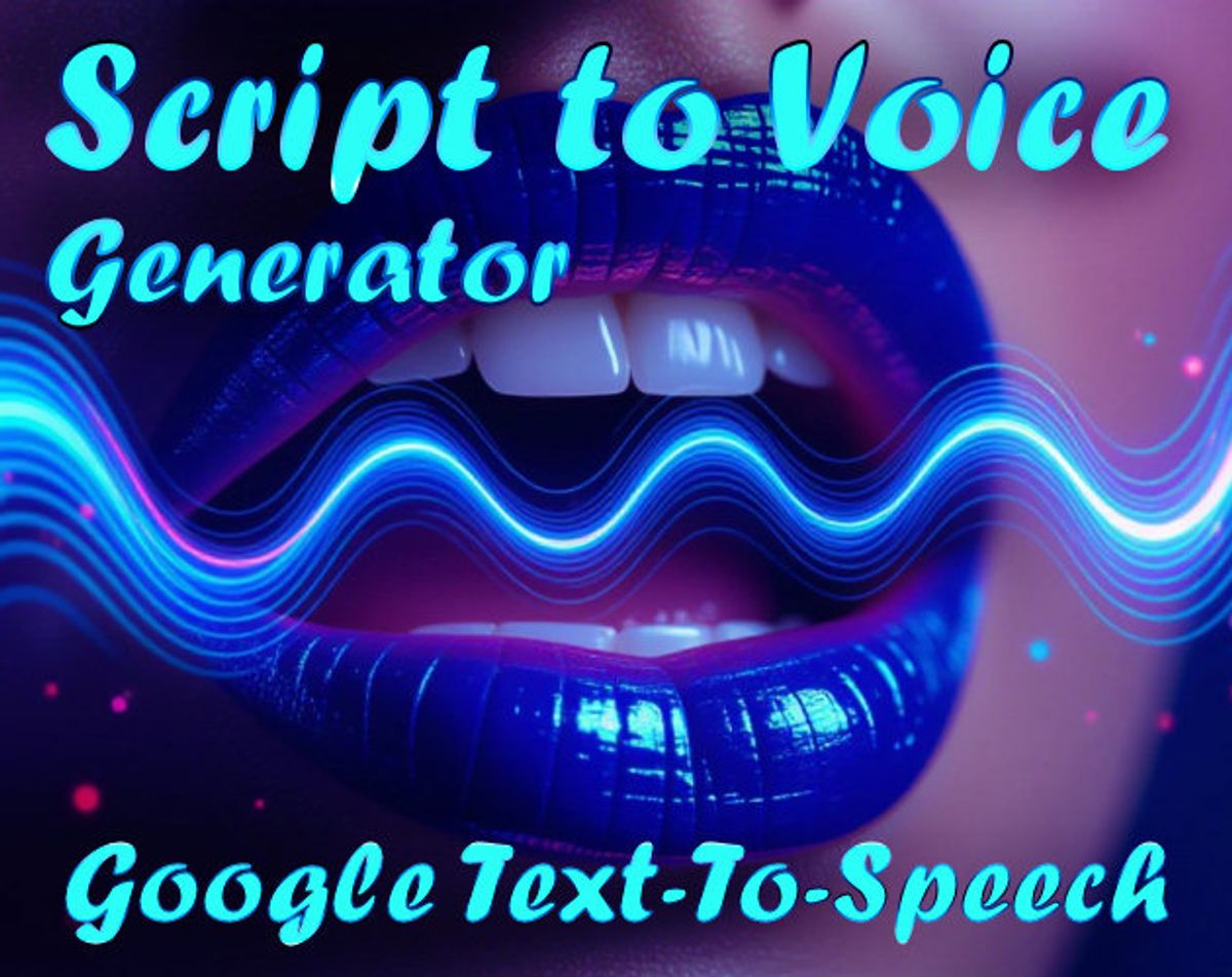 Script to Voice Generator - Google TTS
