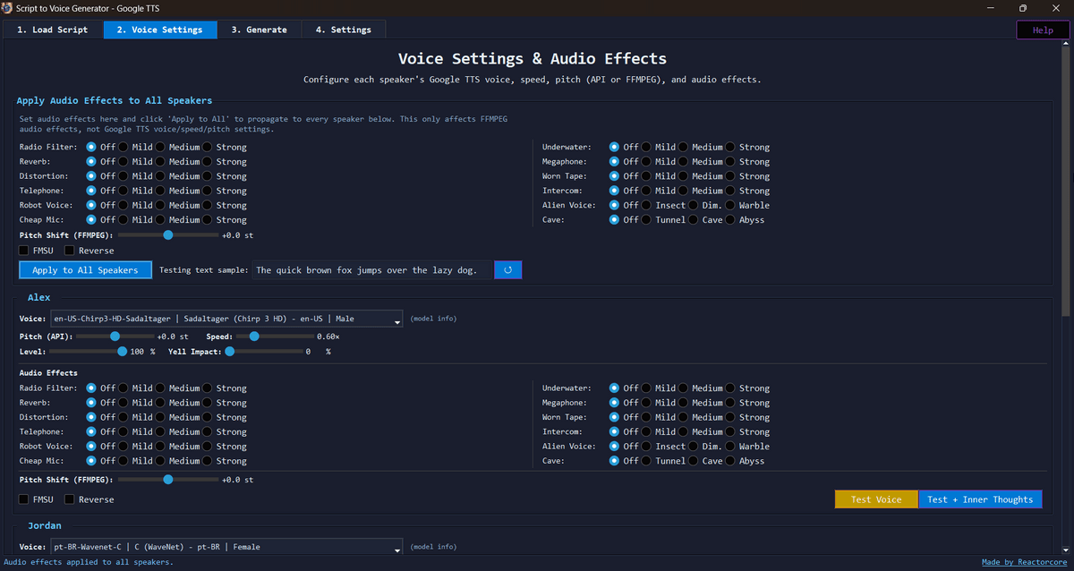Script to Voice Generator - Google TTS
