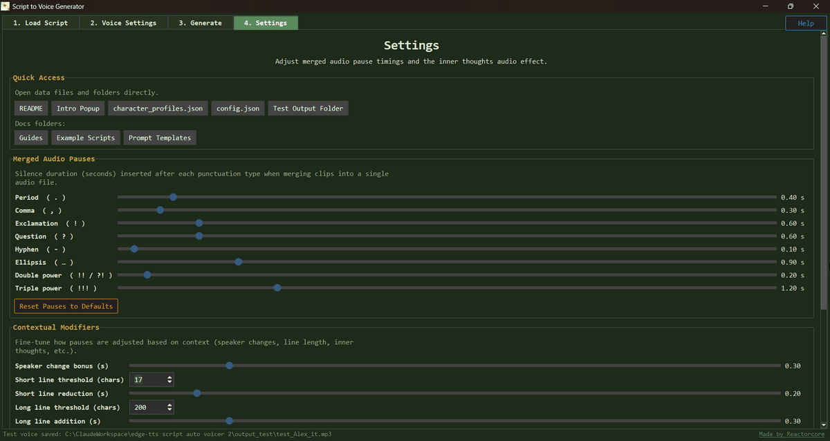 Script to Voice Generator - Edge-TTS