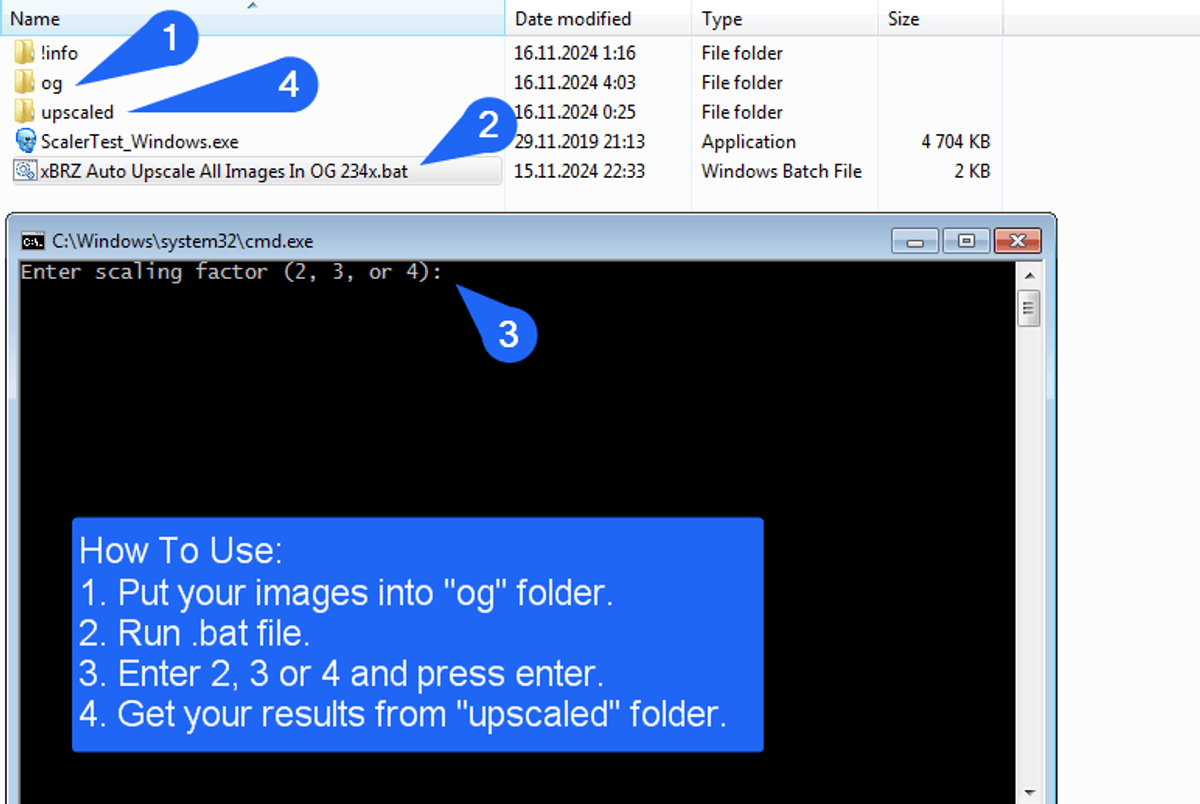 Auto Upscale All Images Using xBRZ 234x