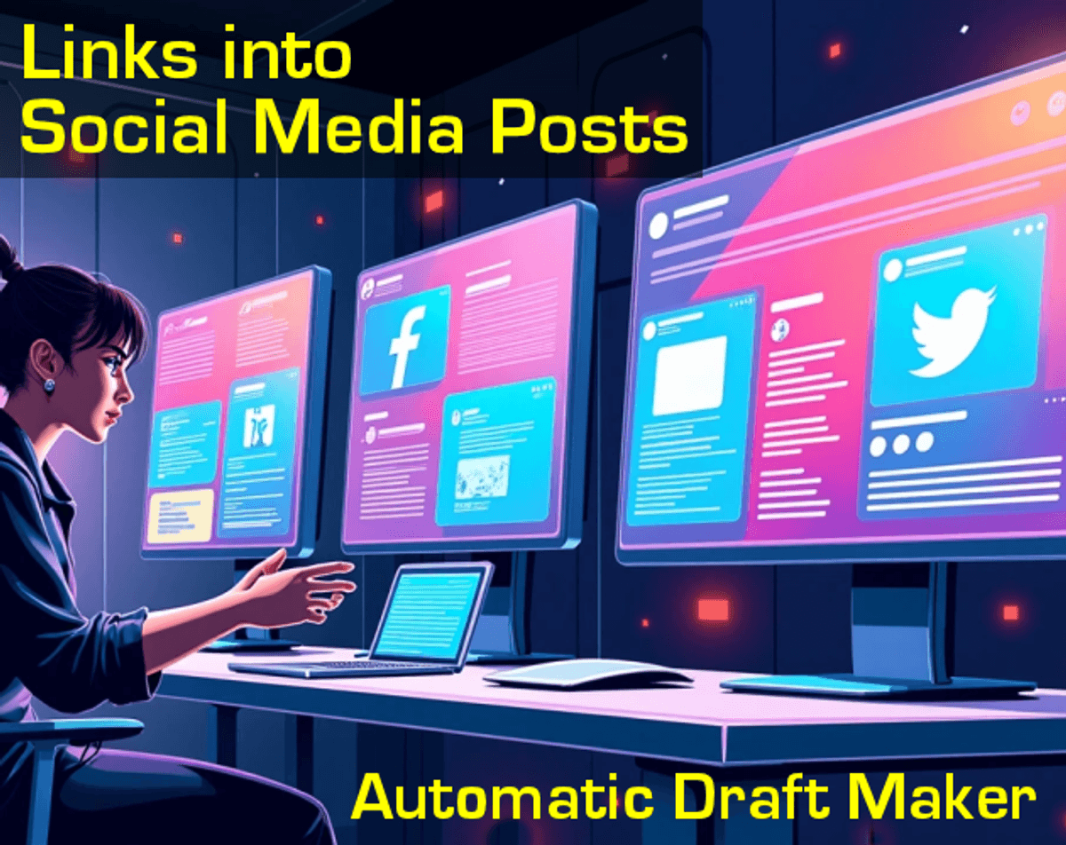 Make Social Media Post Drafts from Links