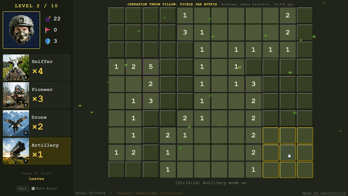Ukrainian Turbo Minesweeper