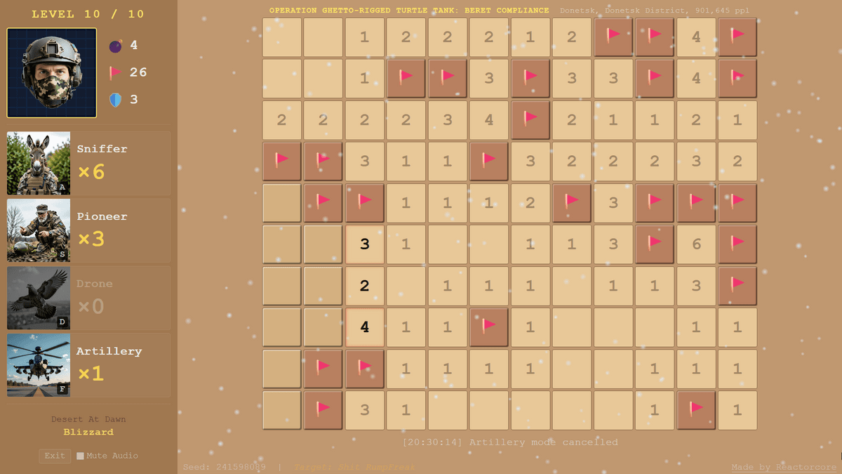Ukrainian Turbo Minesweeper