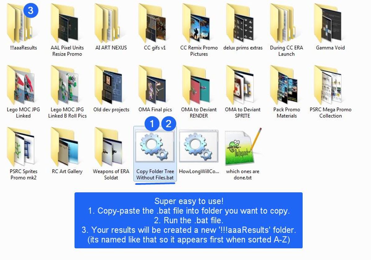 Folder Operations Triple App Pack