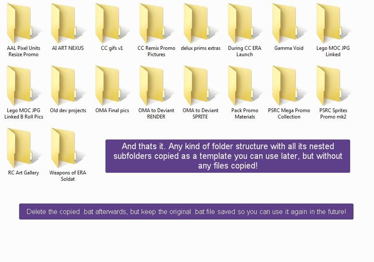 Folder Operations Triple App Pack