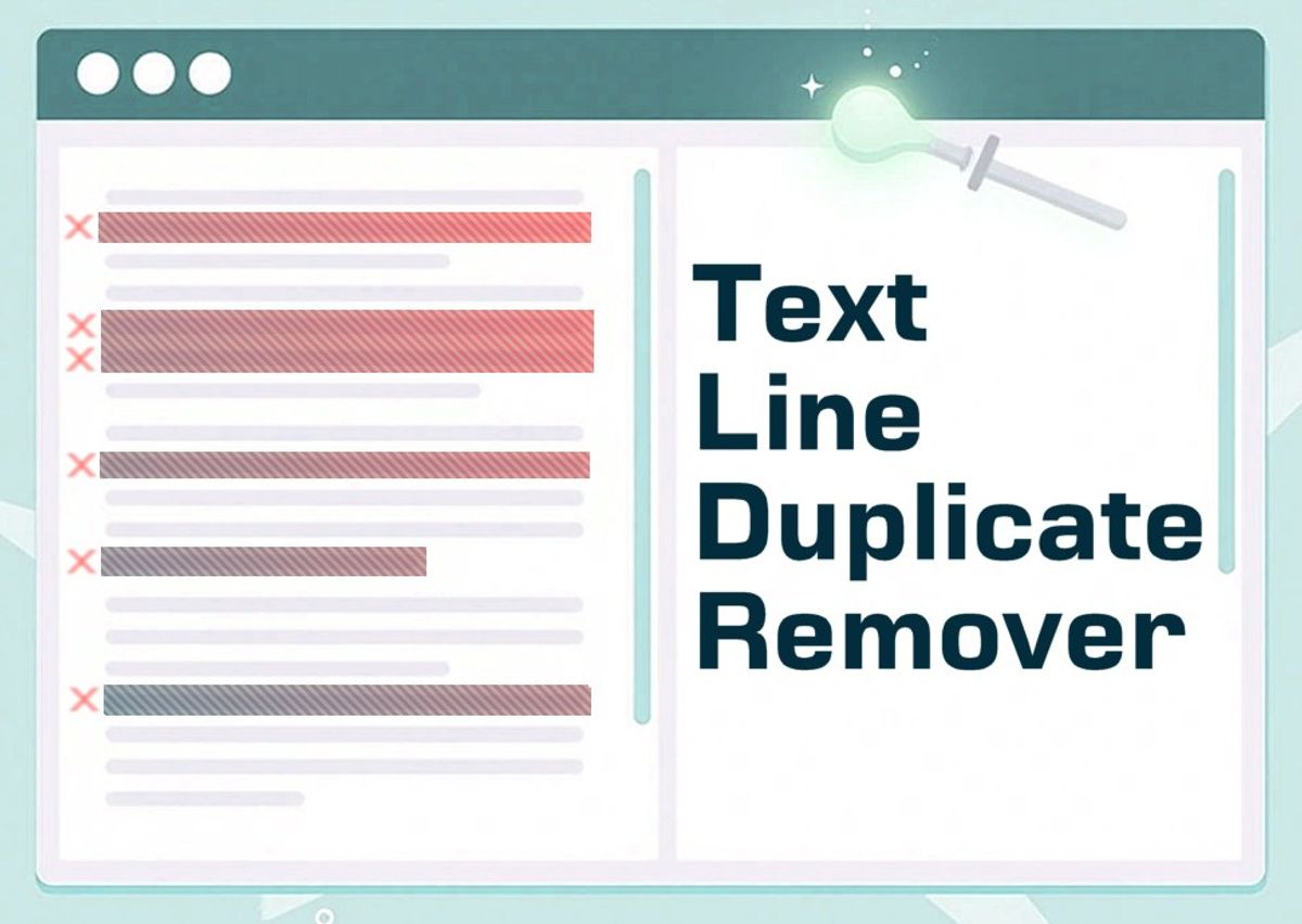 Text Line Duplicate Remover