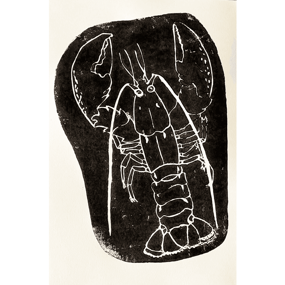 Linoldruck „Lobster“