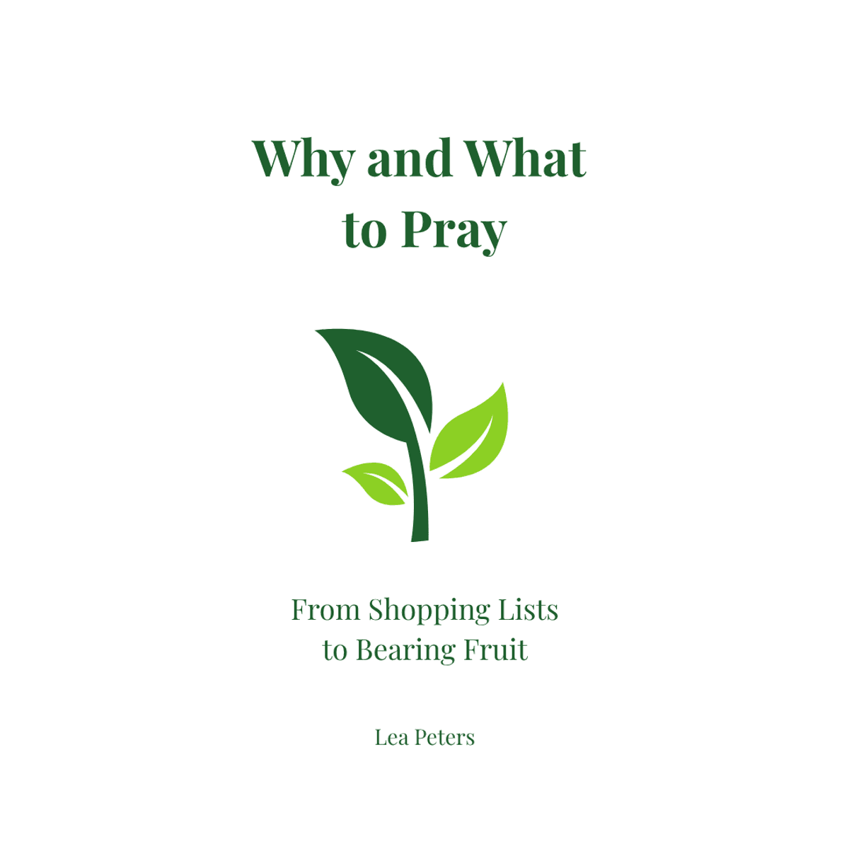 Why and What to Pray: From Shopping Lists to Bearing Fruit