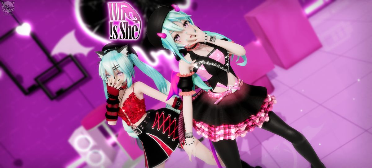 [MMD Motion] KISS OF LIFE - Who is she [NatsumiSan ver]