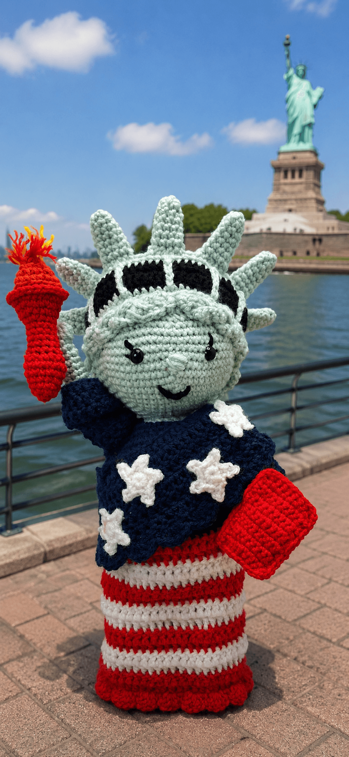 Lady Liberty Amigurumi Crochet Pattern — America's 250th 🗽