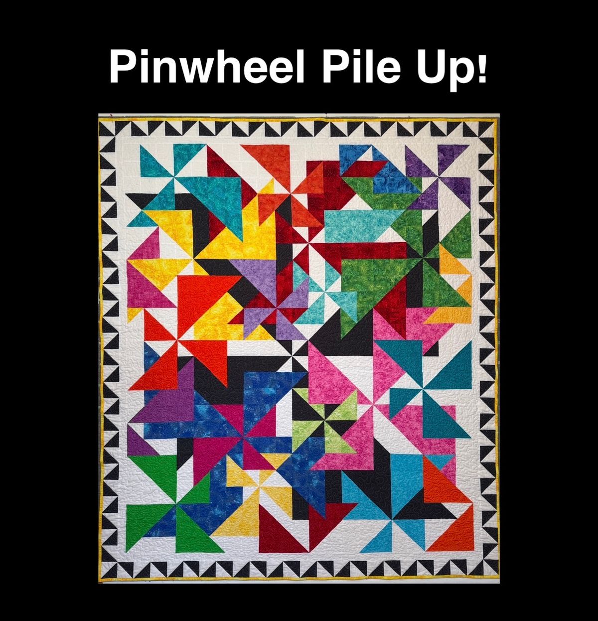 Pinwheel Pile Up ~ Illusion Quilt Pattern