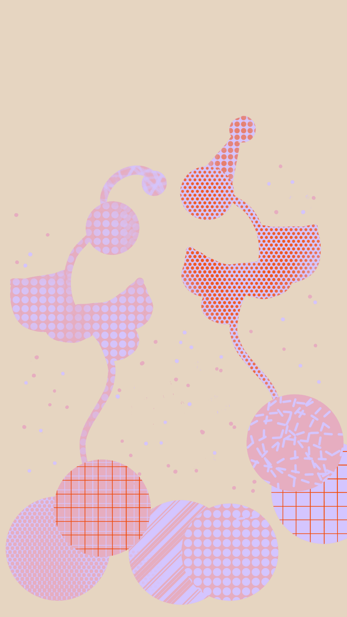 Circus Dancers Phone Wallpaper