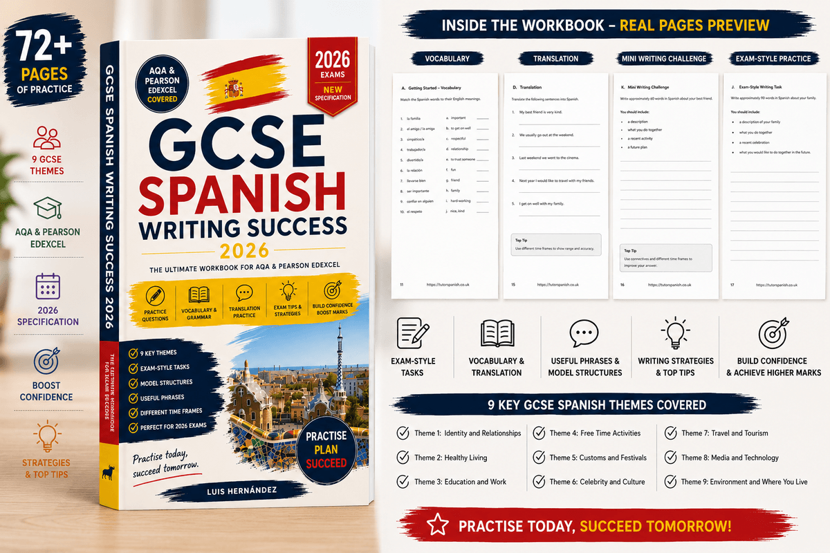 GCSE Spanish Writing Success 2026