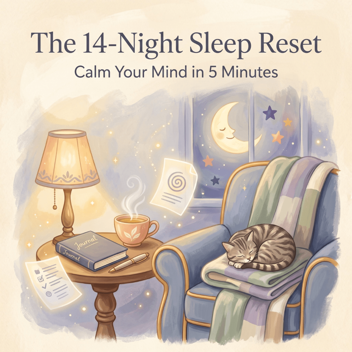 The 14-Night Sleep Reset: calm your mind in 5 minutes