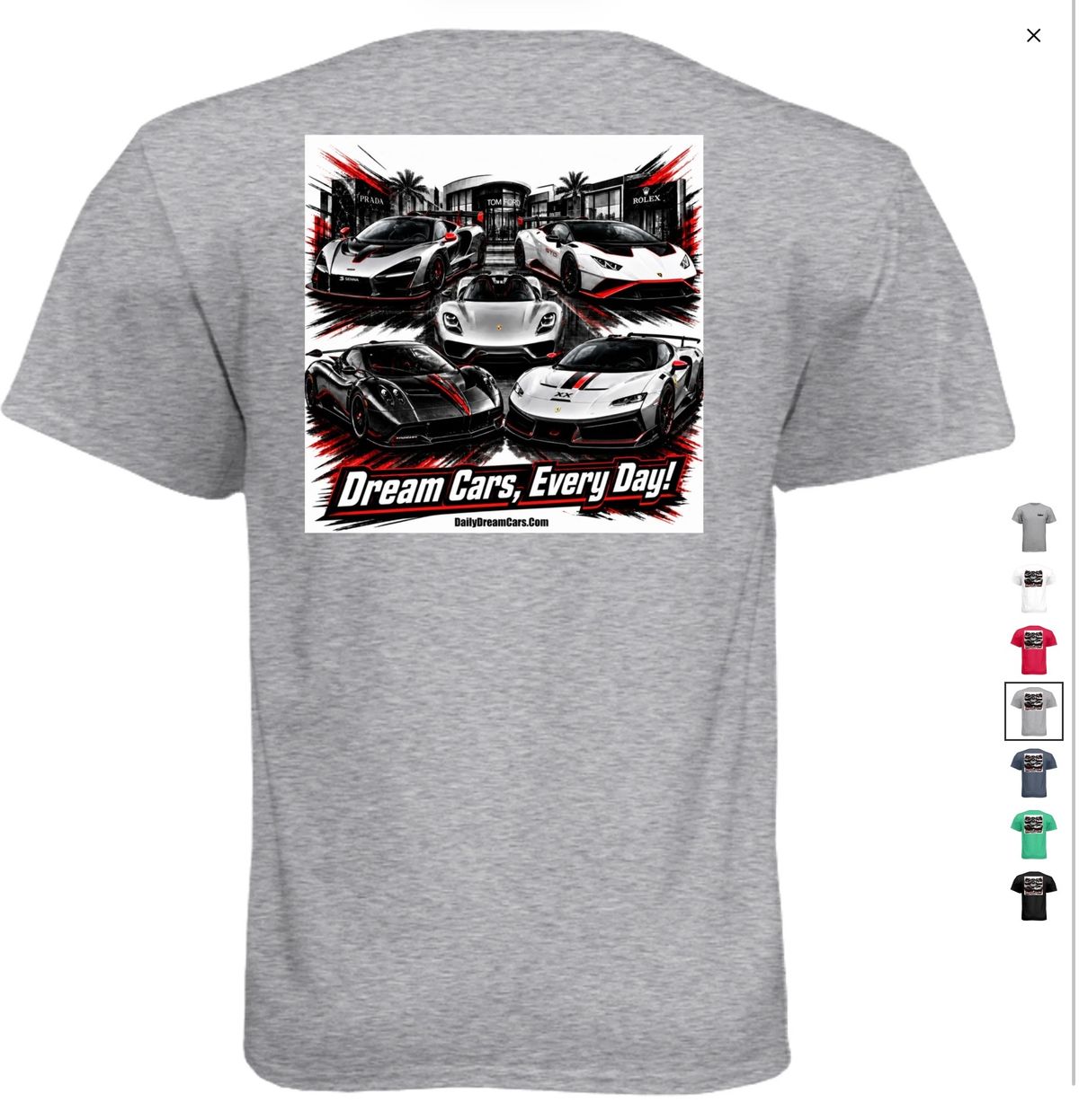 DDC Dream Cars Every Day T-shirt