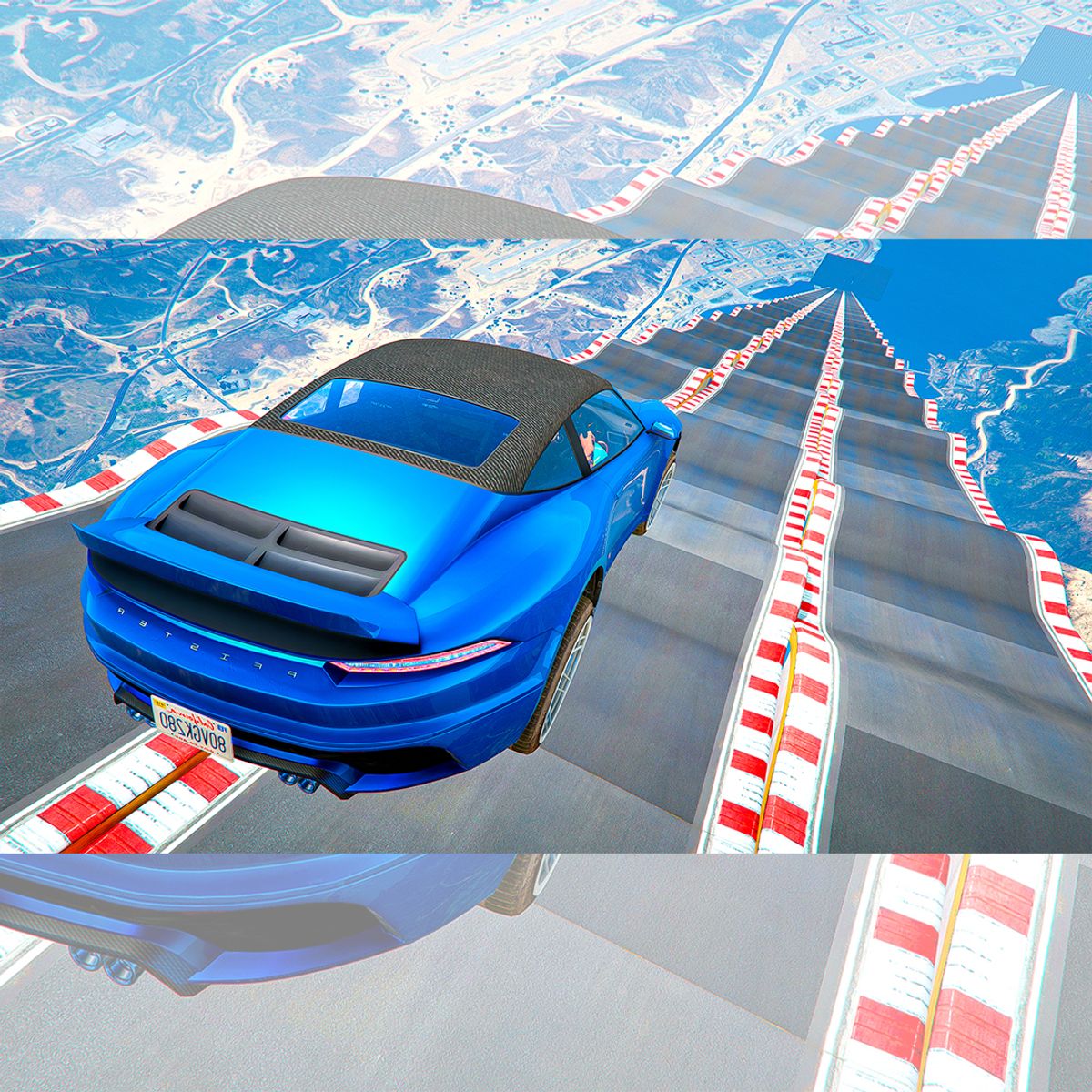 GTA 5 Mega Ramp No Copyright Gameplay 4K 60fps | 1134