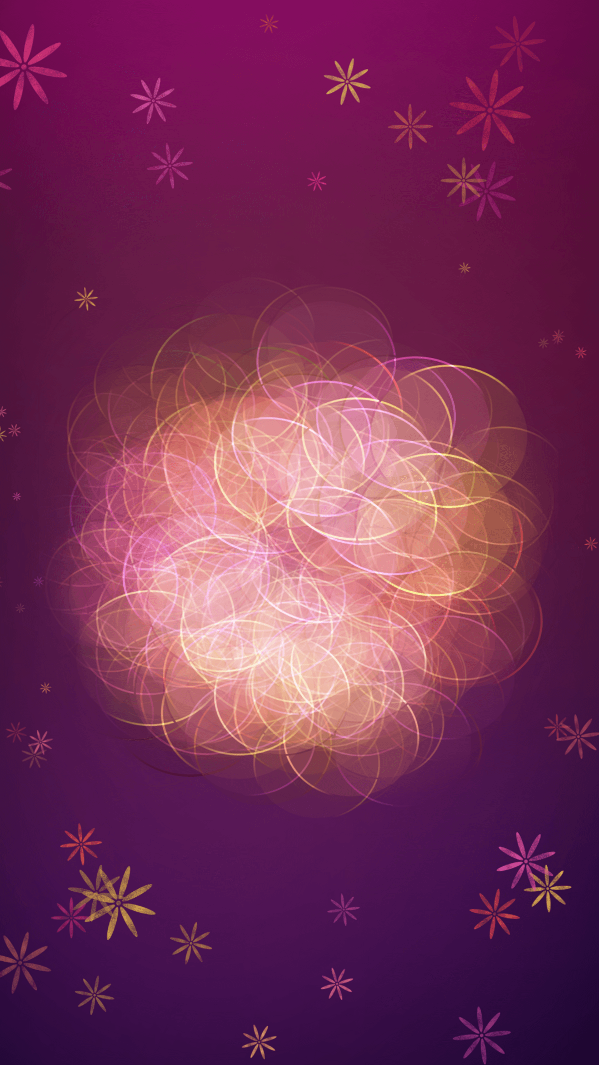Light Flower Phone Wallpaper