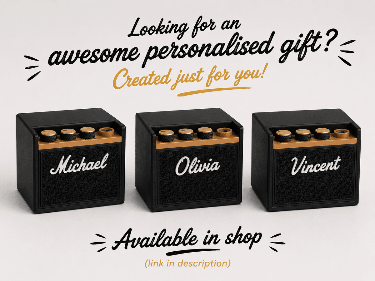 Customised Guitar Amp Puzzlebox (YOUR NAME) - DIGITAL FILE