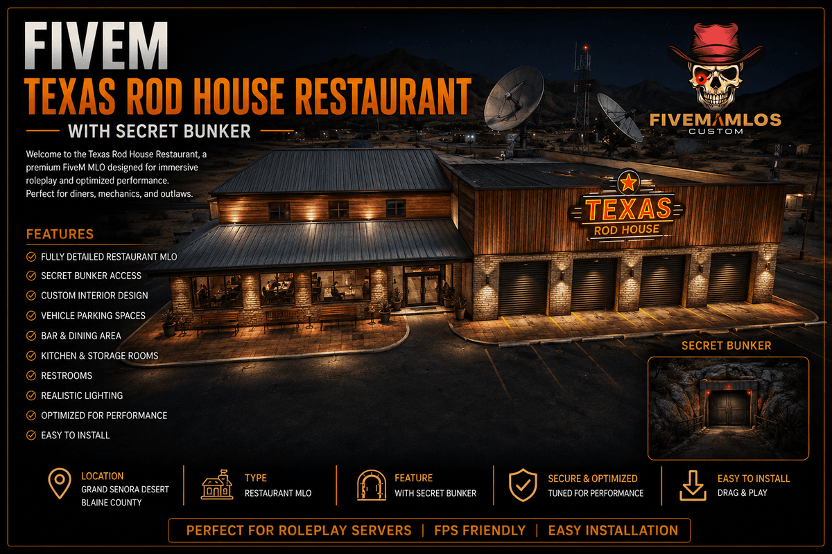 fivem texas Rod House Resturant