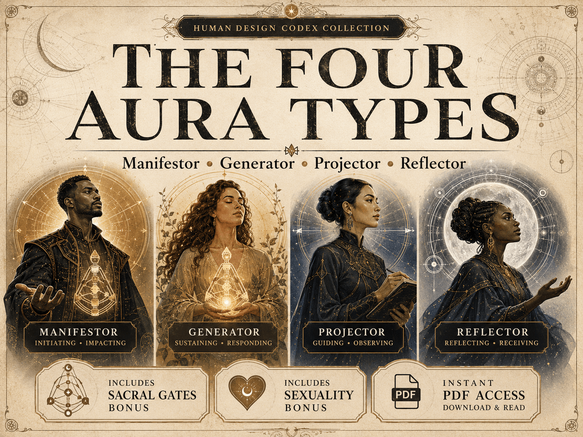 The Four Human Design Aura Type Codexes