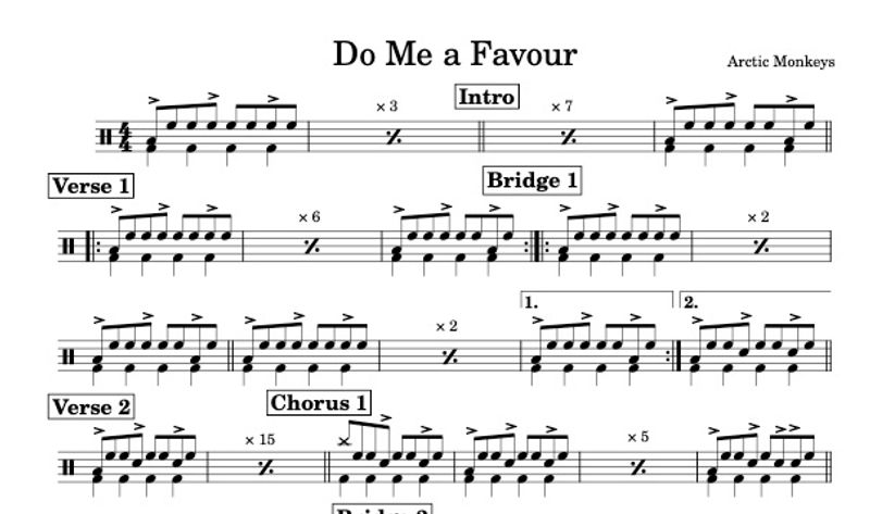cigarette daydreams drum sheet music Cigarette Daydreams - Cage the