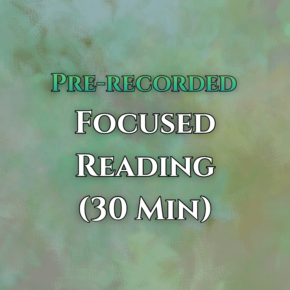 Pre-Recorded Focused Tarot Reading (30 min)