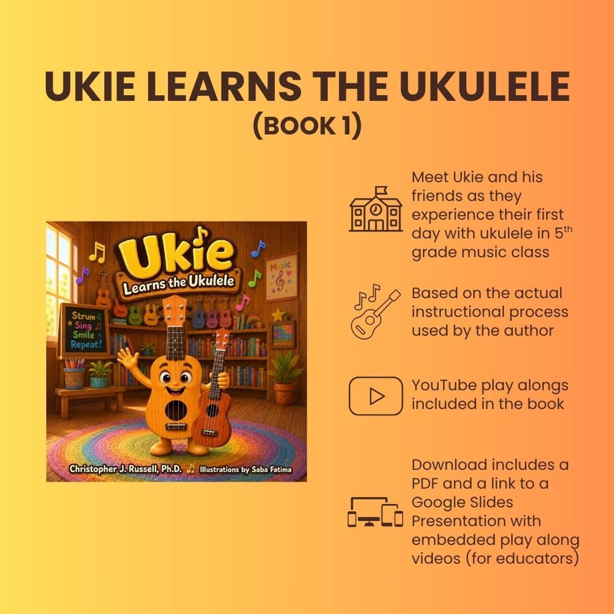 Ukie Learns the Ukulele (Digital Formats)