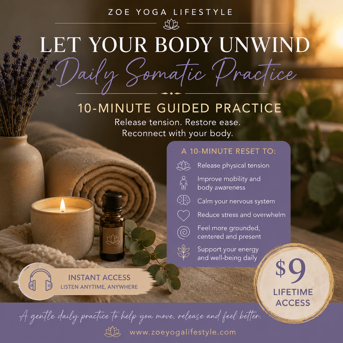Let Your Body Unwind: 10-Min Nervous System Reset