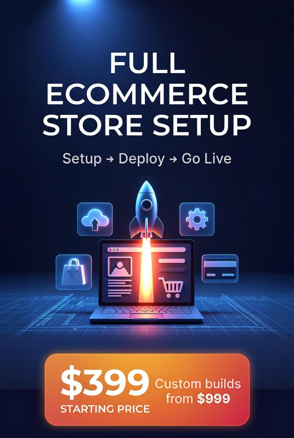 Full Ecommerce Store Setup — From Code to Live Store 🚀