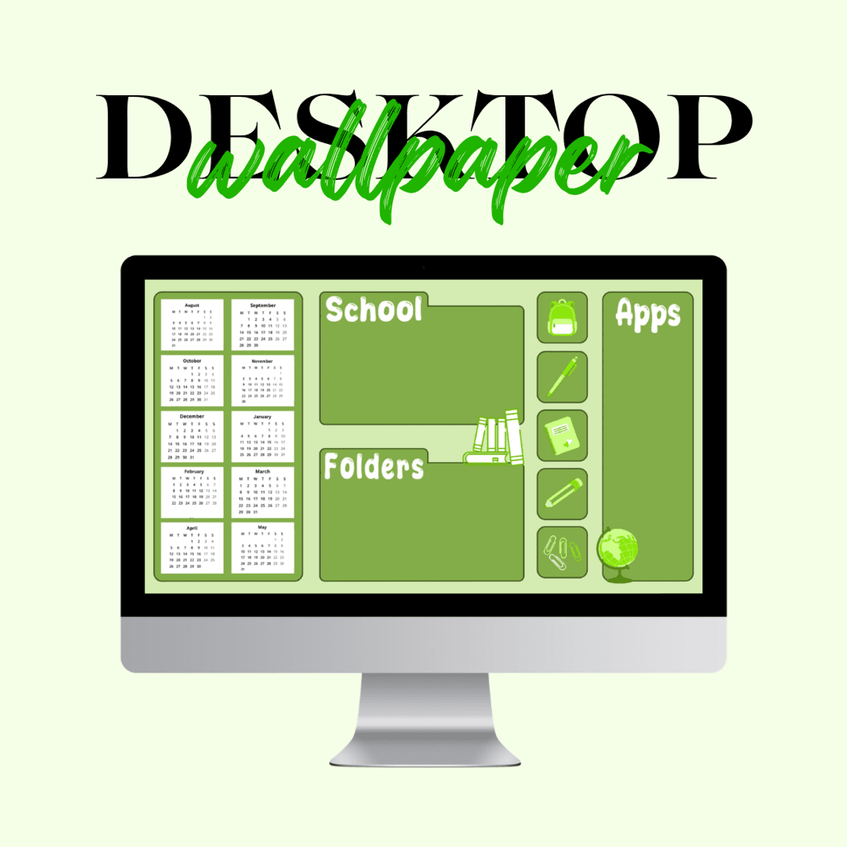 Green School Desktop Wallpaper