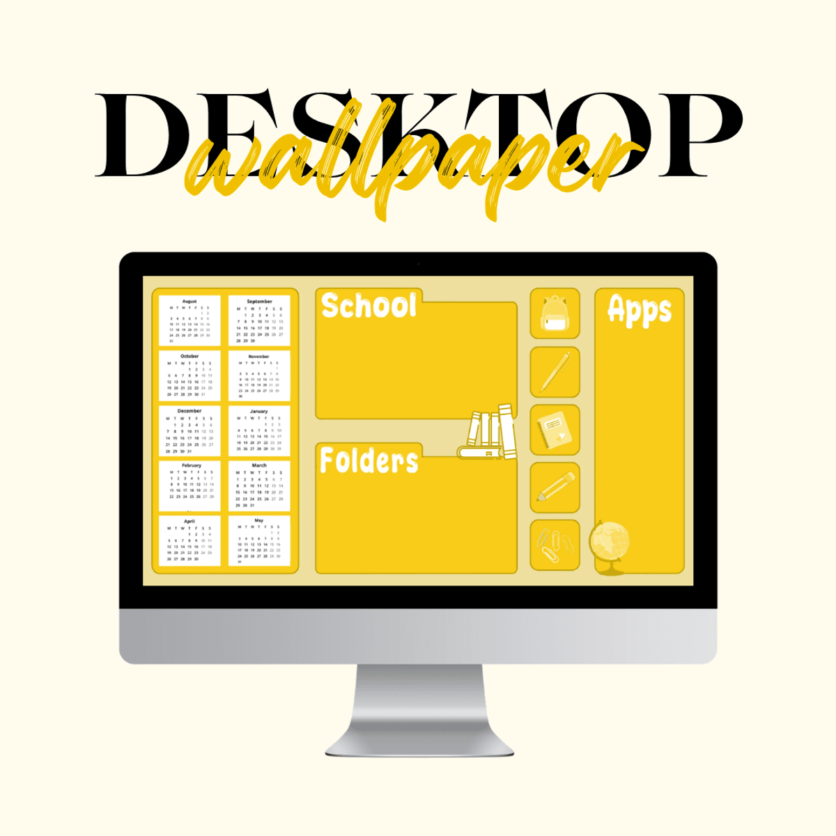 Yellow School Desktop Wallpaper
