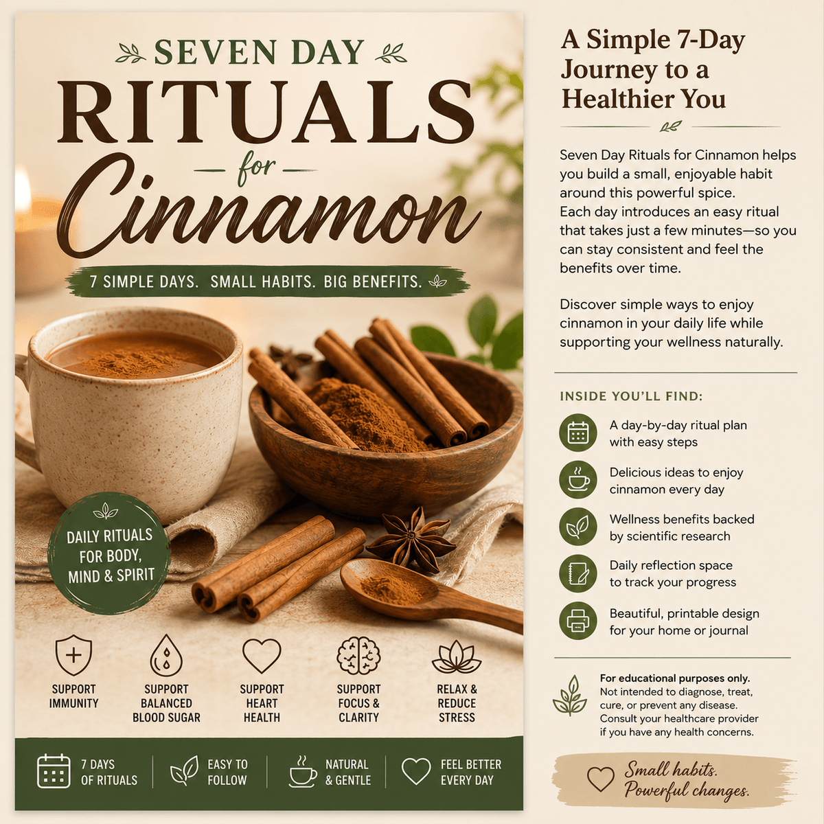Seven day Rituals for Cinnamon