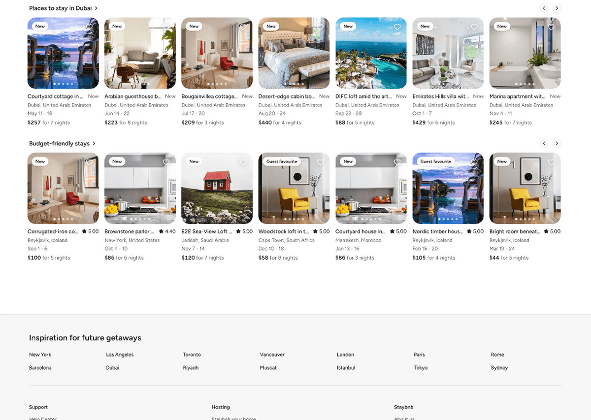 Staybnb — Full-Stack Airbnb Clone (Next.js + Admin + API Source Code)