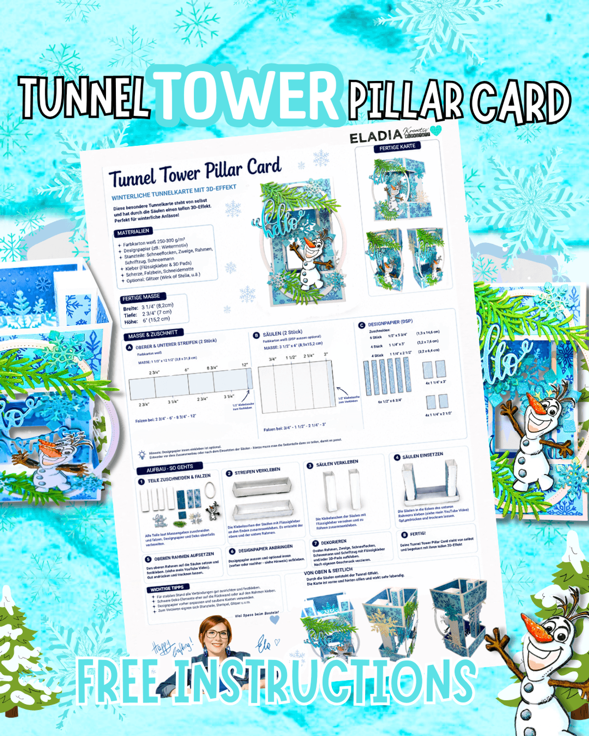 Tunnel Tower Pillar Card - Free Instruction
