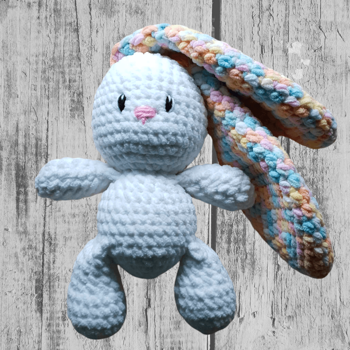 Stress-less Tess Bunny - No sew Crochet Pattern - digital download only