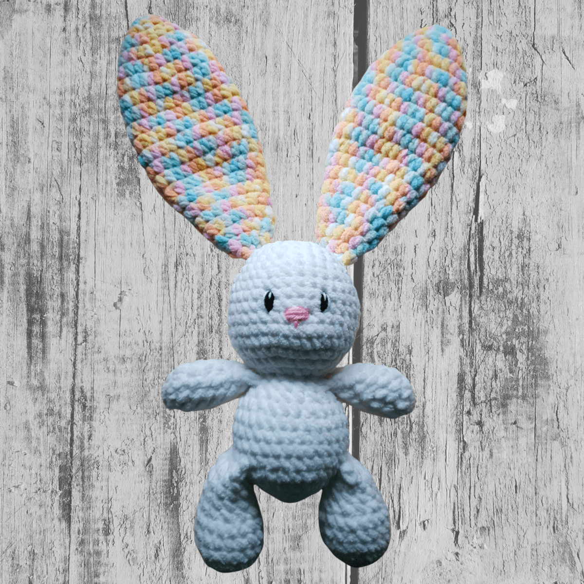 Stress-less Tess Bunny - No sew Crochet Pattern - digital download only