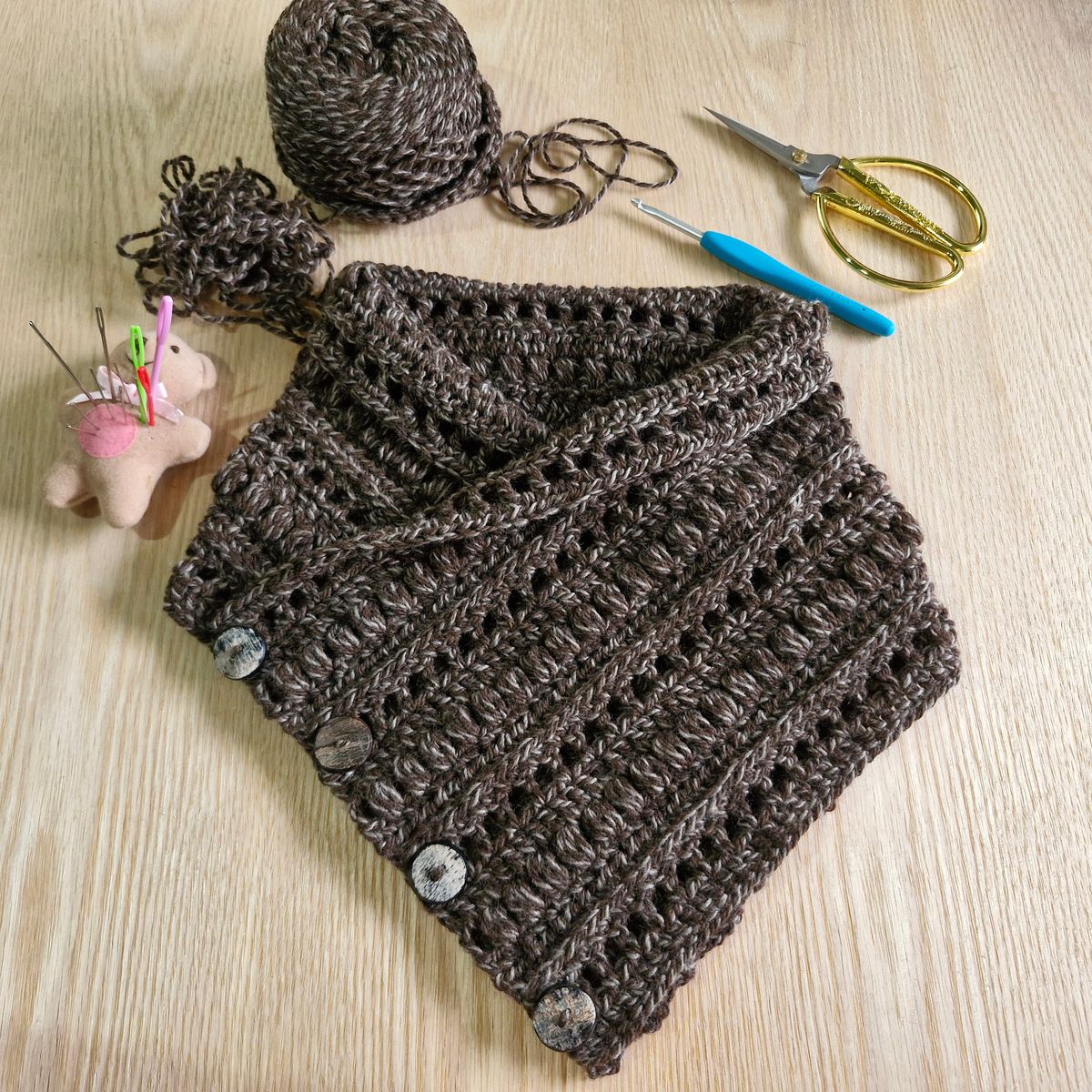 Kindred Spirits Cowl - digital crochet pattern only