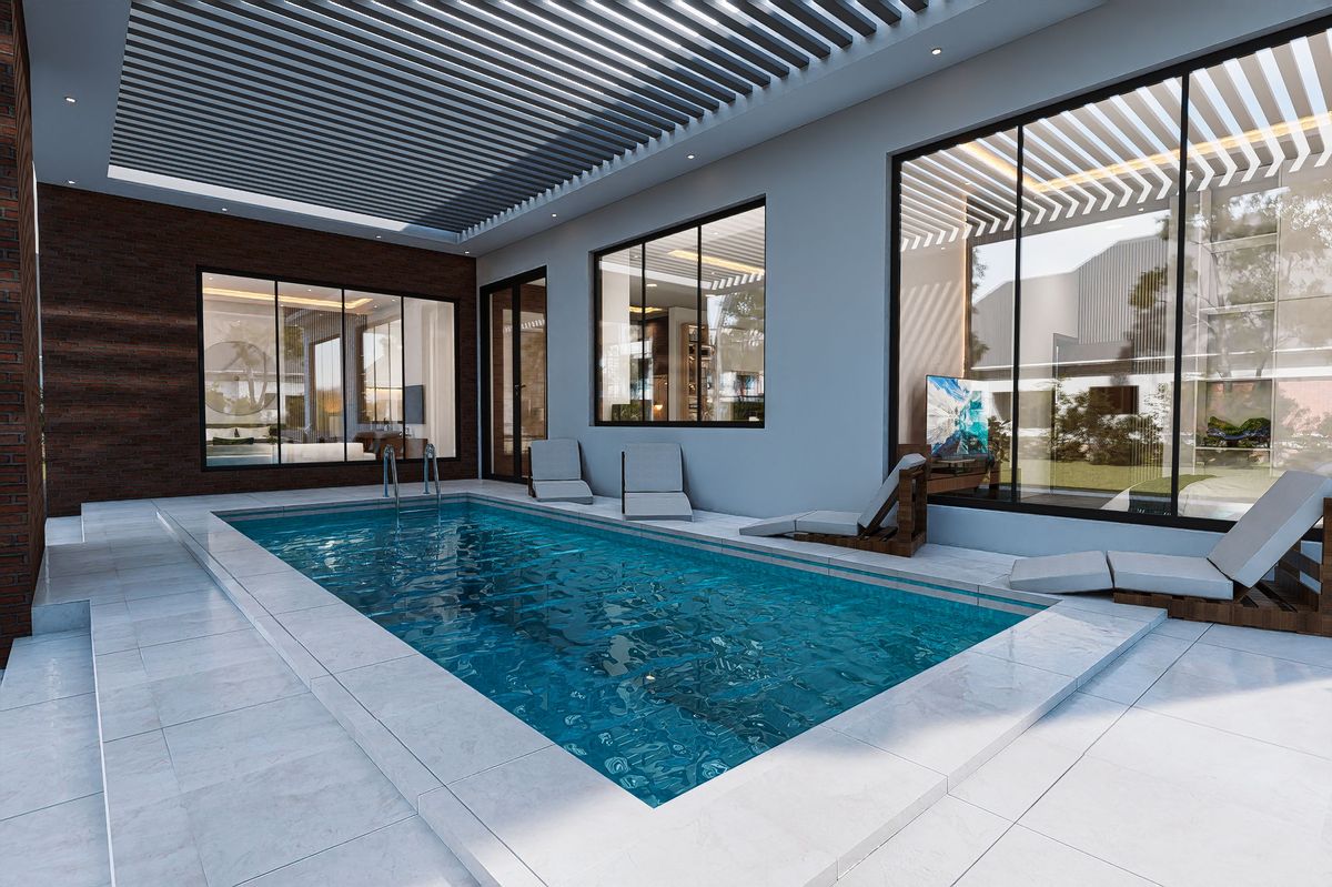 Luxury Modern House Design | 3 Bedroom with Swimming Pool and Home Office | 18m x 21m
