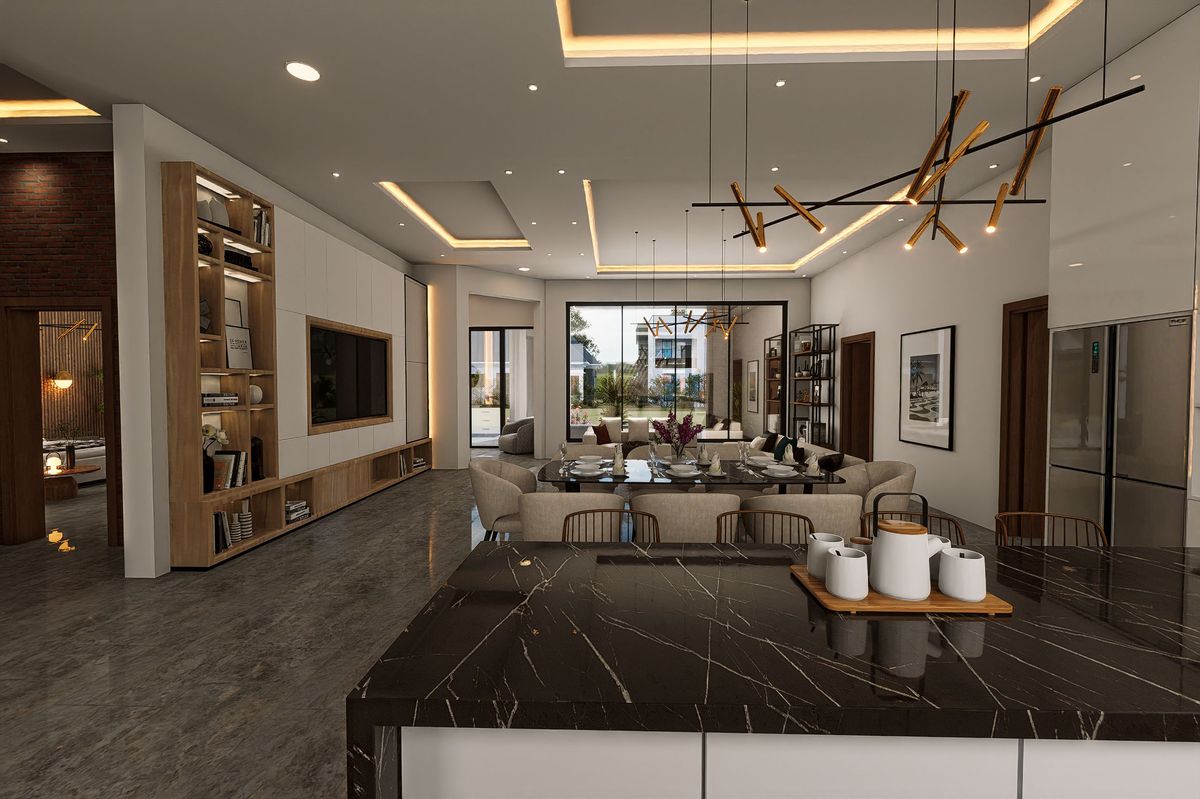 Luxury Modern House Design | 3 Bedroom with Swimming Pool and Home Office | 18m x 21m