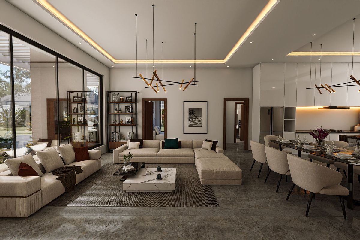 Luxury Modern House Design | 3 Bedroom with Swimming Pool and Home Office | 18m x 21m