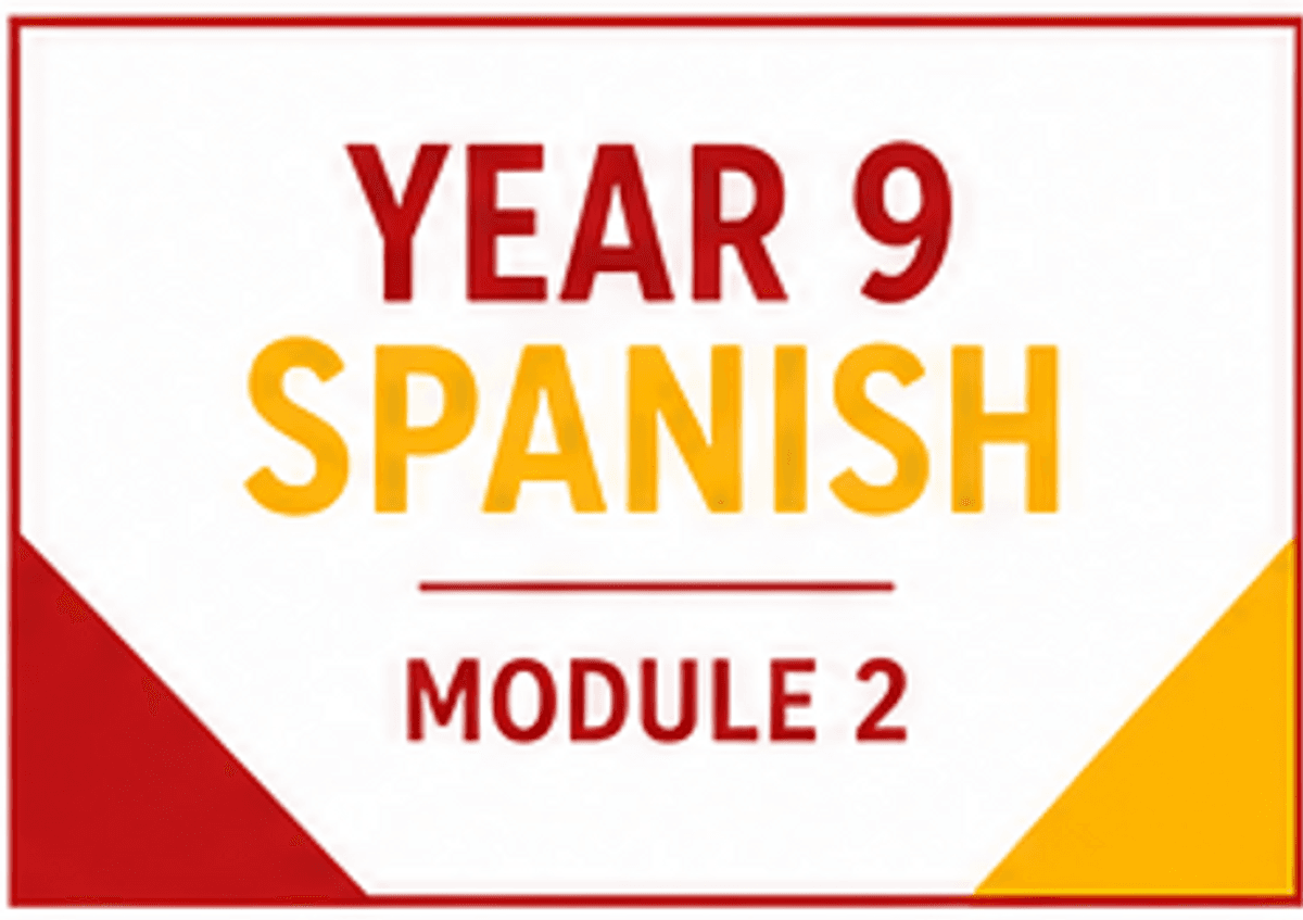 Year 9 Spanish Module 2 ¡Oriéntate! (Viva) - ALL Units