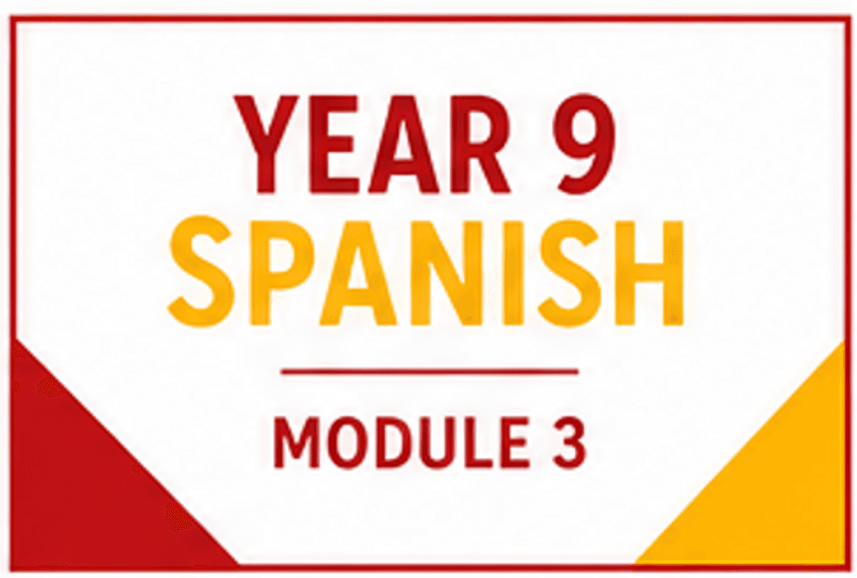Year 9 Spanish Module 3 En forma (Viva) - ALL Units